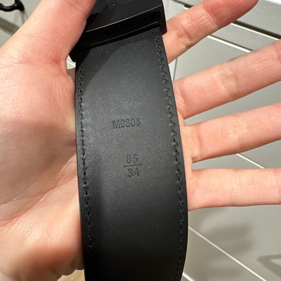 Men’s Louis Vuitton Graphite Belt